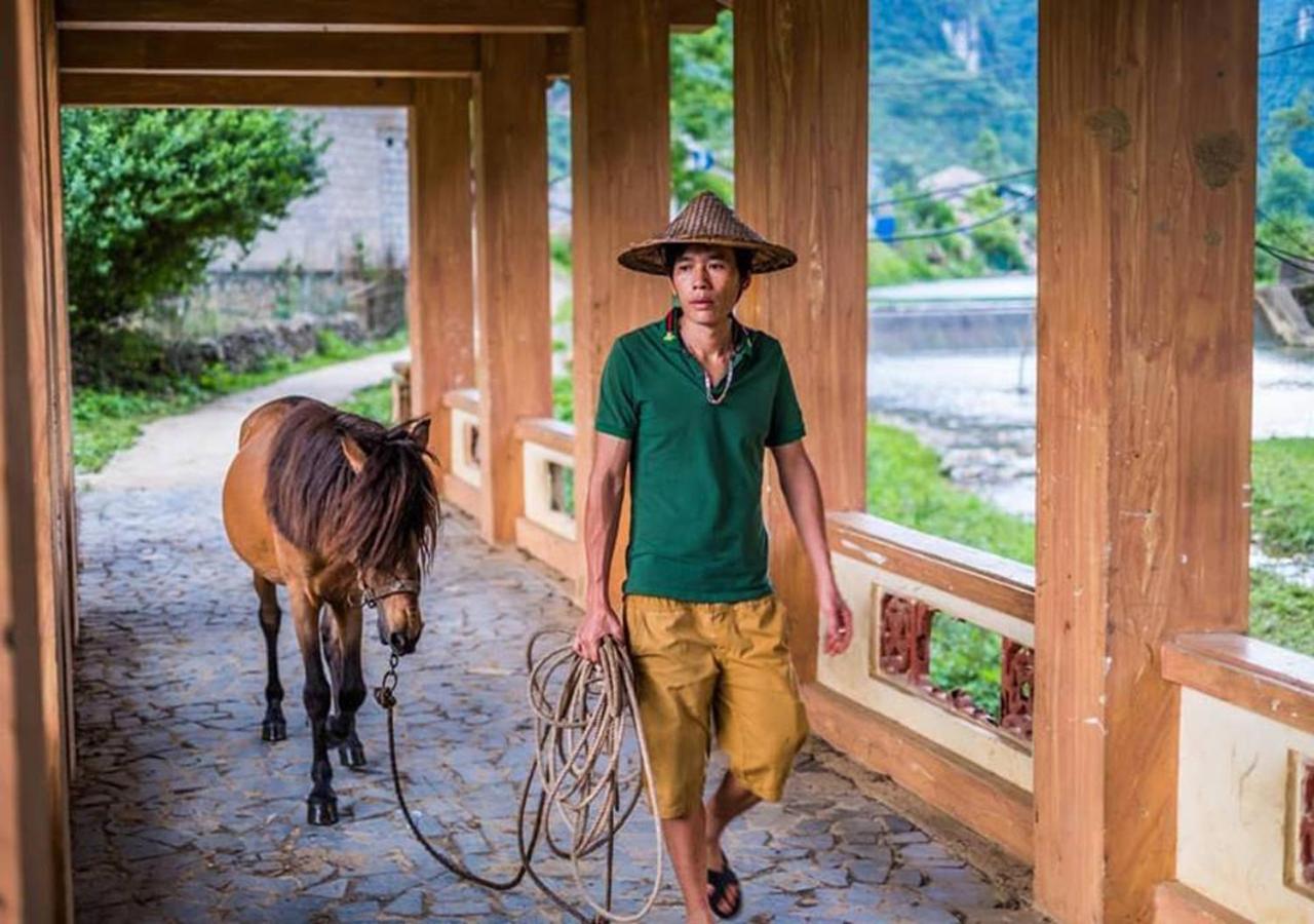 A Sy Ban Gioc Homestay - Lang Da Khuoi Ky カオバン エクステリア 写真