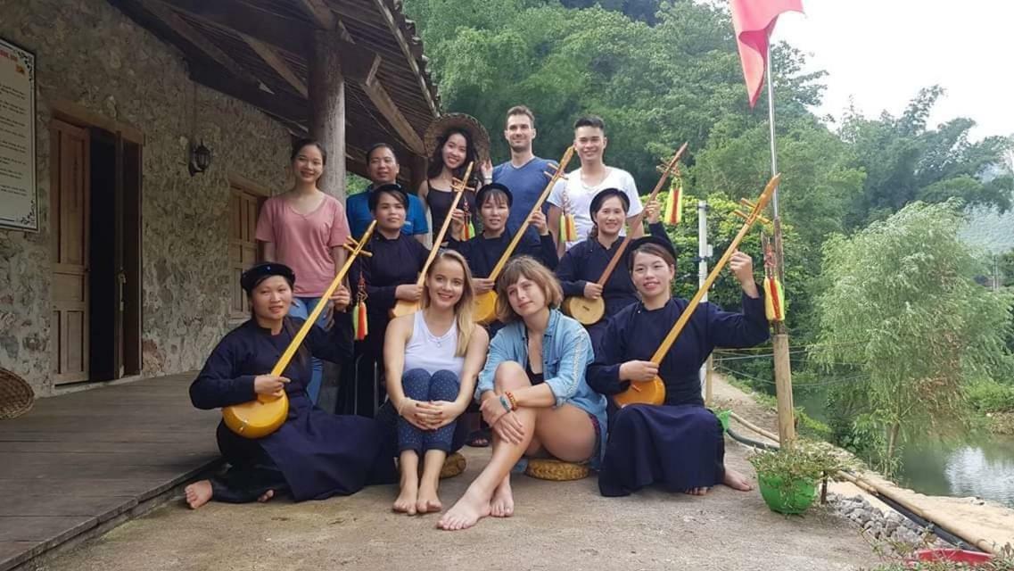 A Sy Ban Gioc Homestay - Lang Da Khuoi Ky カオバン エクステリア 写真